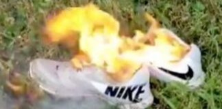 As local conservatives engulf their Nike clothing in fire for no apparent reason, area Goodwill donation centers say they are being flooded with the apparel giant's clothing.