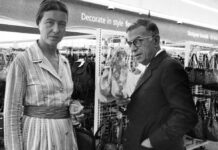 French Existentialists Jean-Paul Sartre and Simone de Beauvoir were removed from an area Ross Dress for Less after Mr. Sartre refused to extinguish his cigarette.