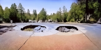 Grass Valley faces a triple crisis as Mill Street controversy, Neal Street ice rink debates, and sinkhole panic collide. Residents grapple with the upheaval, while daredevils seek fame by attempting to jump into the sinkhole, adding to the community's chaos and concern.